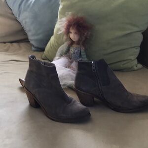 All Saints Spitafields suede Bootie